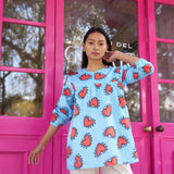 SEA OF HEARTS SHORT KURTI