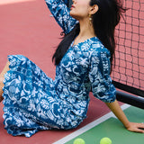 PEACOCK MIDI DRESS