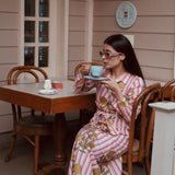 BLOOM STRIPE MAXI DRESS