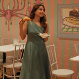 MINT CUTOUT DRESS
