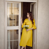 SUNFLOWER YELLOW DRESS