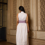 STRIPE WHITE DRESS