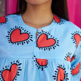 SEA OF HEARTS SHORT KURTI