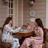 BLOOM STRIPE MAXI DRESS