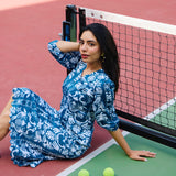 PEACOCK MIDI DRESS