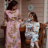 BLOOM STRIPE MAXI DRESS