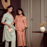 RED YELLOW STRIPE CO-ORD
