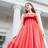 POP STRIPE MAXI DRESS