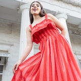 POP STRIPE MAXI DRESS