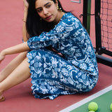 PEACOCK MIDI DRESS