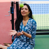 PEACOCK MIDI DRESS